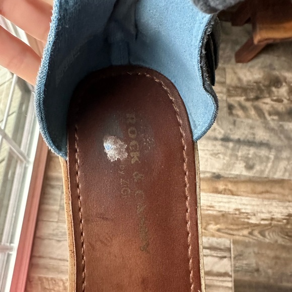 Blue Sandal with Ankle Strap - Picture 9 of 9